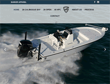 Tablet Screenshot of barkerboatworks.com